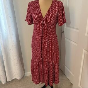 superfoxx Red Polka Dot Dress
